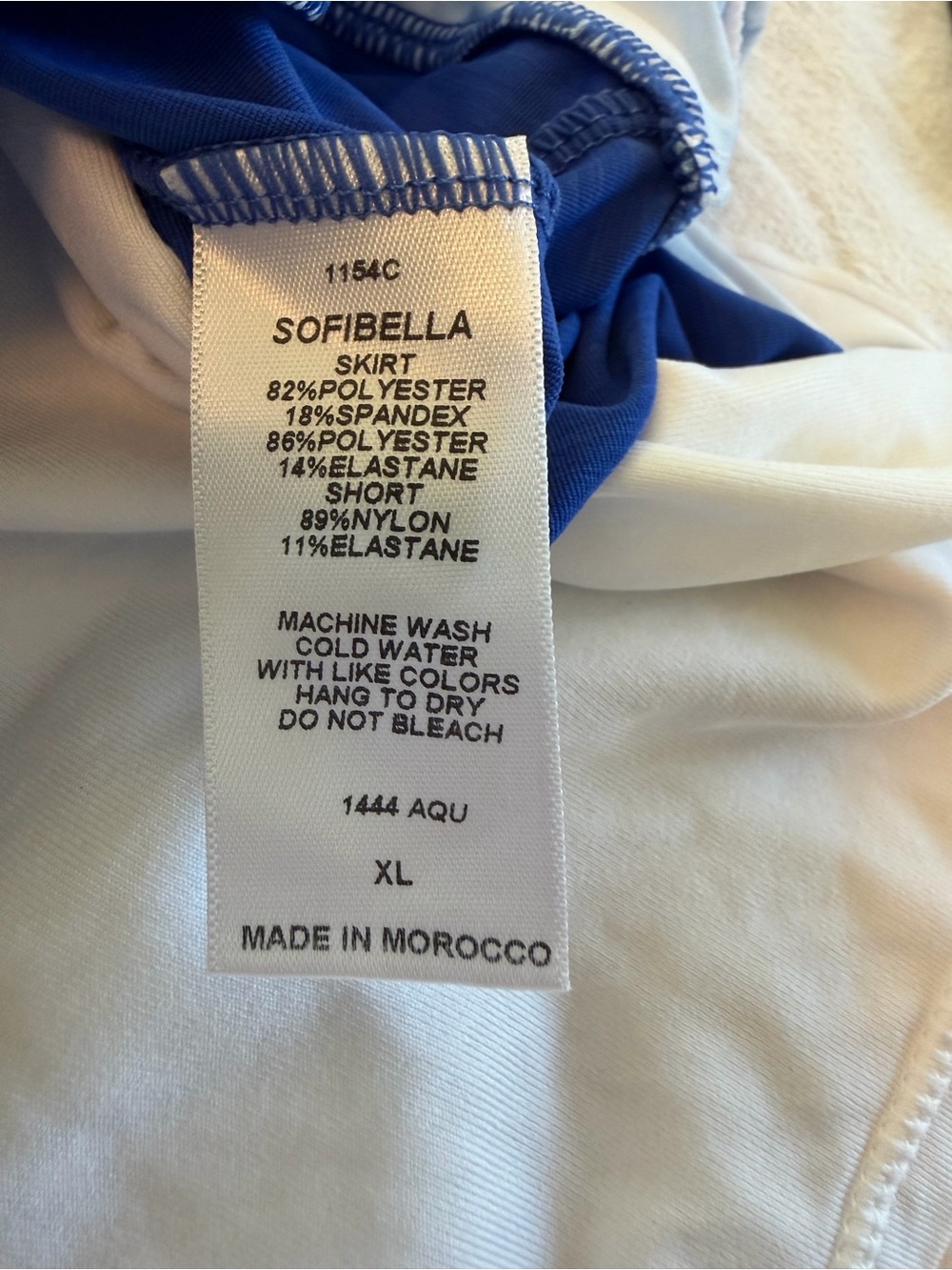 Sofibella Navy Blue Tennis Pickle Ball Streetwear Skort Size XL Athletic Golf - Picture 5 of 9